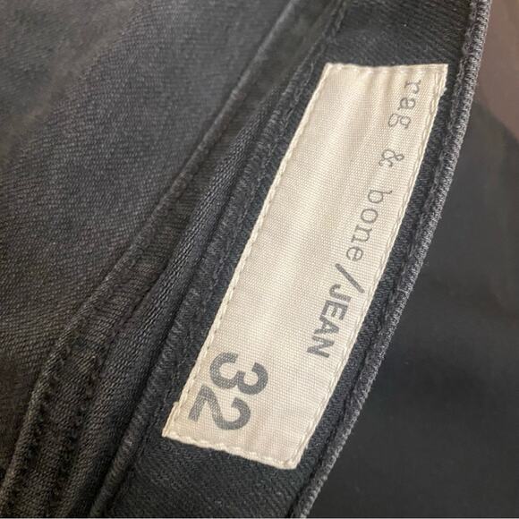 Rag & Bone Skinny black distressed jeans - Picture 4 of 5